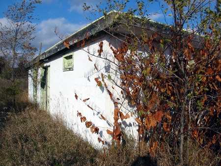 Albion Drive-In Theatre - Projection Booth From End - Photo From Water Winter Wonderland